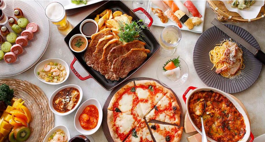 シーダパレスの料理一例