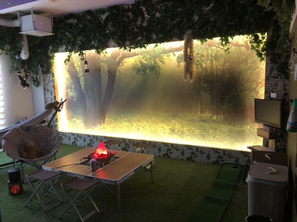 キャンプ部屋