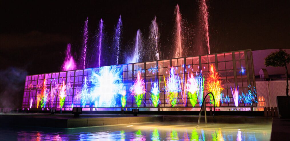 杉乃井ホテル 噴水ショー