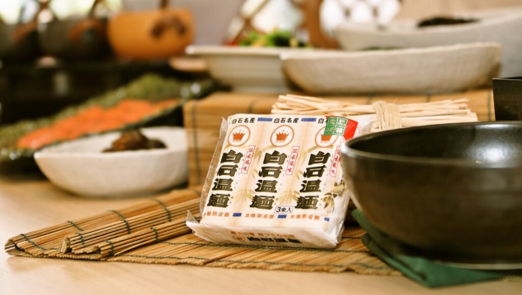ご当地の白石温麺