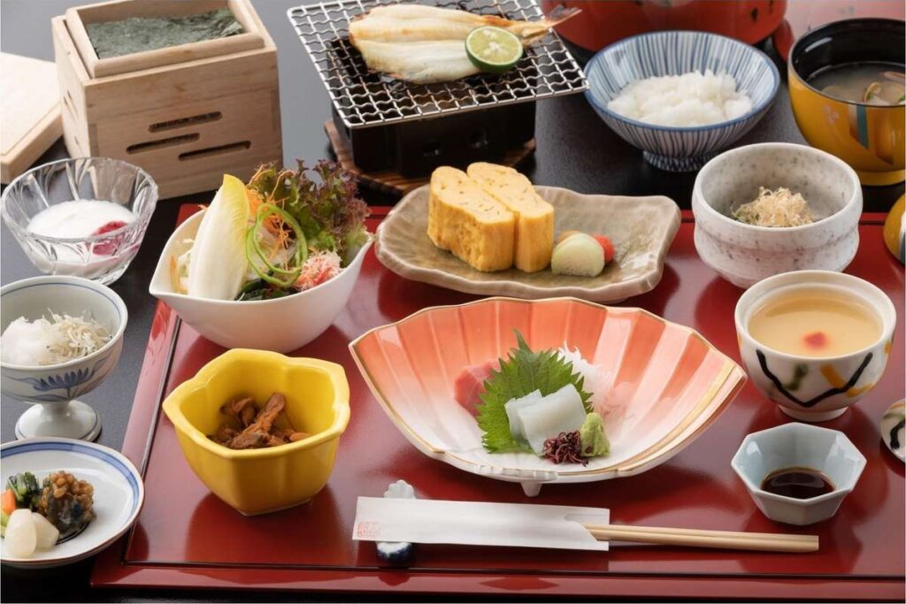 山水館欣龍 朝食