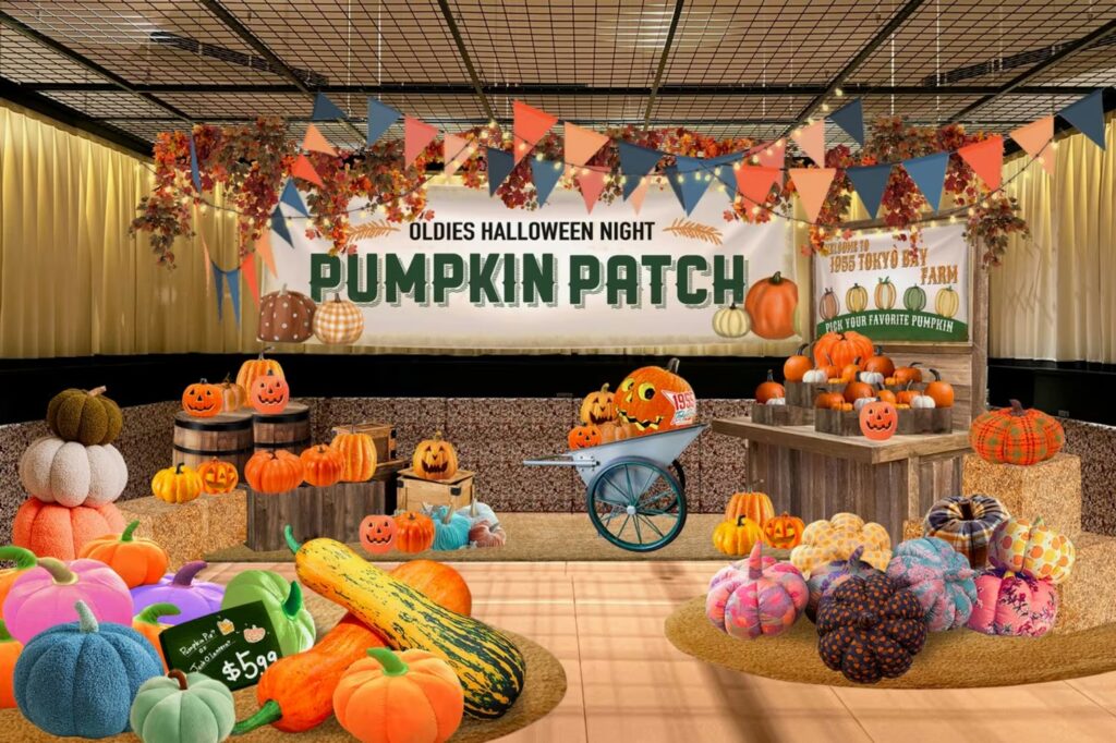 パンプキンパッチ風フォトスポット