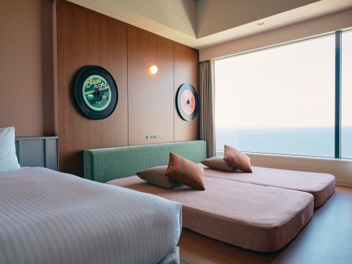 ゴロゴロ寝台付きスーペリア　部屋