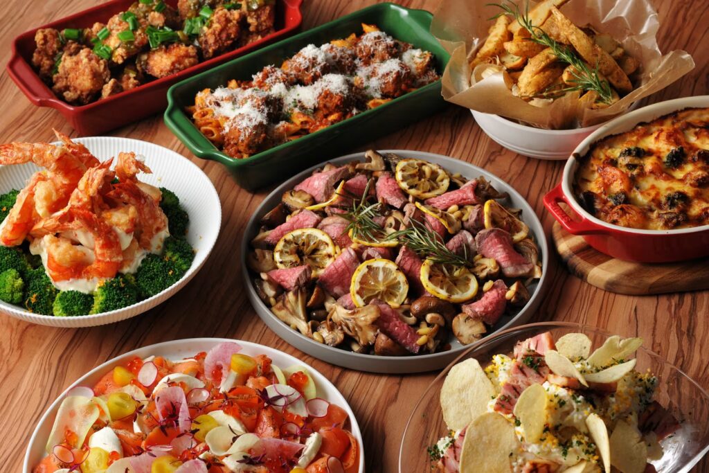 カフェテリア　食事