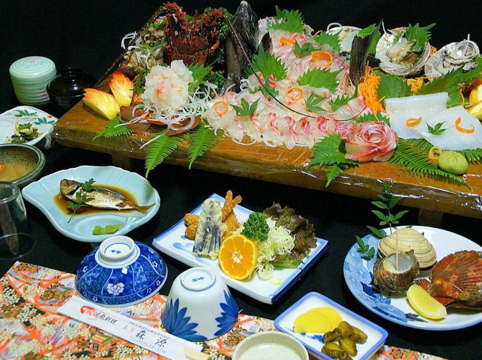 料理民宿 森源 料理一例