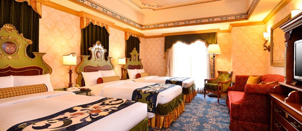 ピアッツァビューのトリプルルームの客室