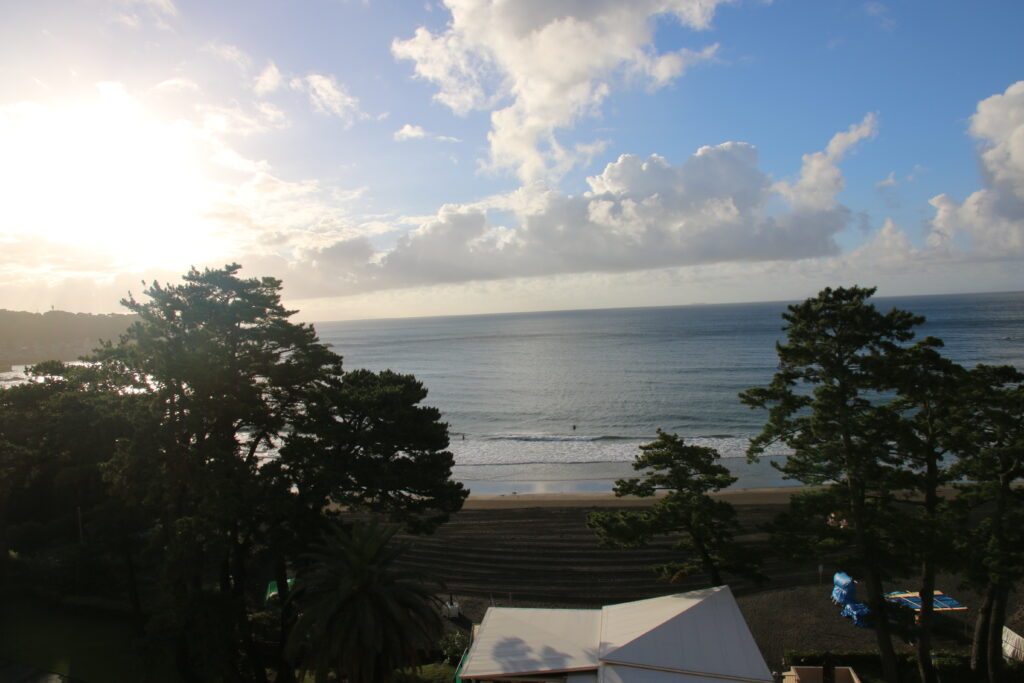 午前6時頃　バルコニーからの眺め