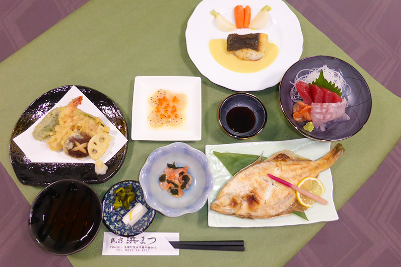 民宿 浜まつ 料理