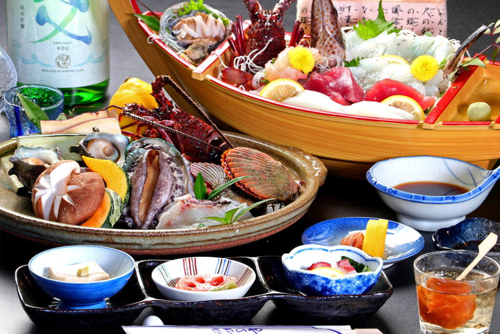 さきのや　海鮮残酷焼き＆舟盛りプラン