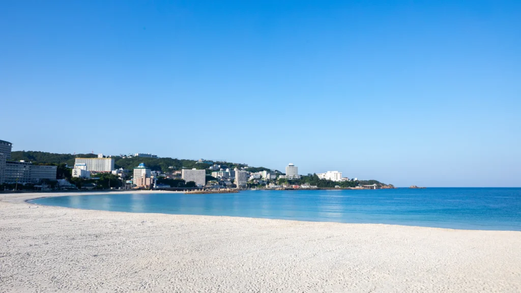 白良荘 海 景色