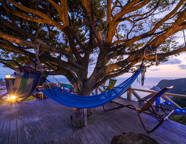 ホテルベルヴェデーレ ウッドデッキ展望台