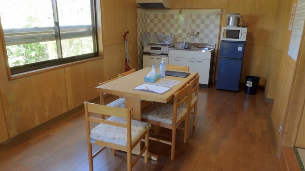 貸別荘内のキッチン