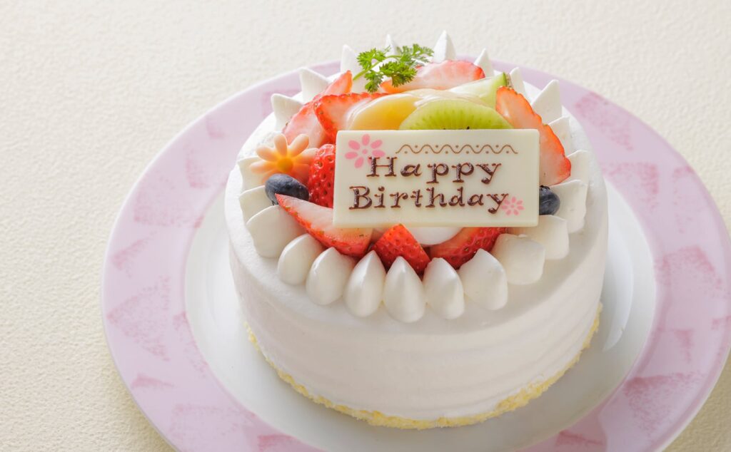 白良荘グランドホテル ケーキ