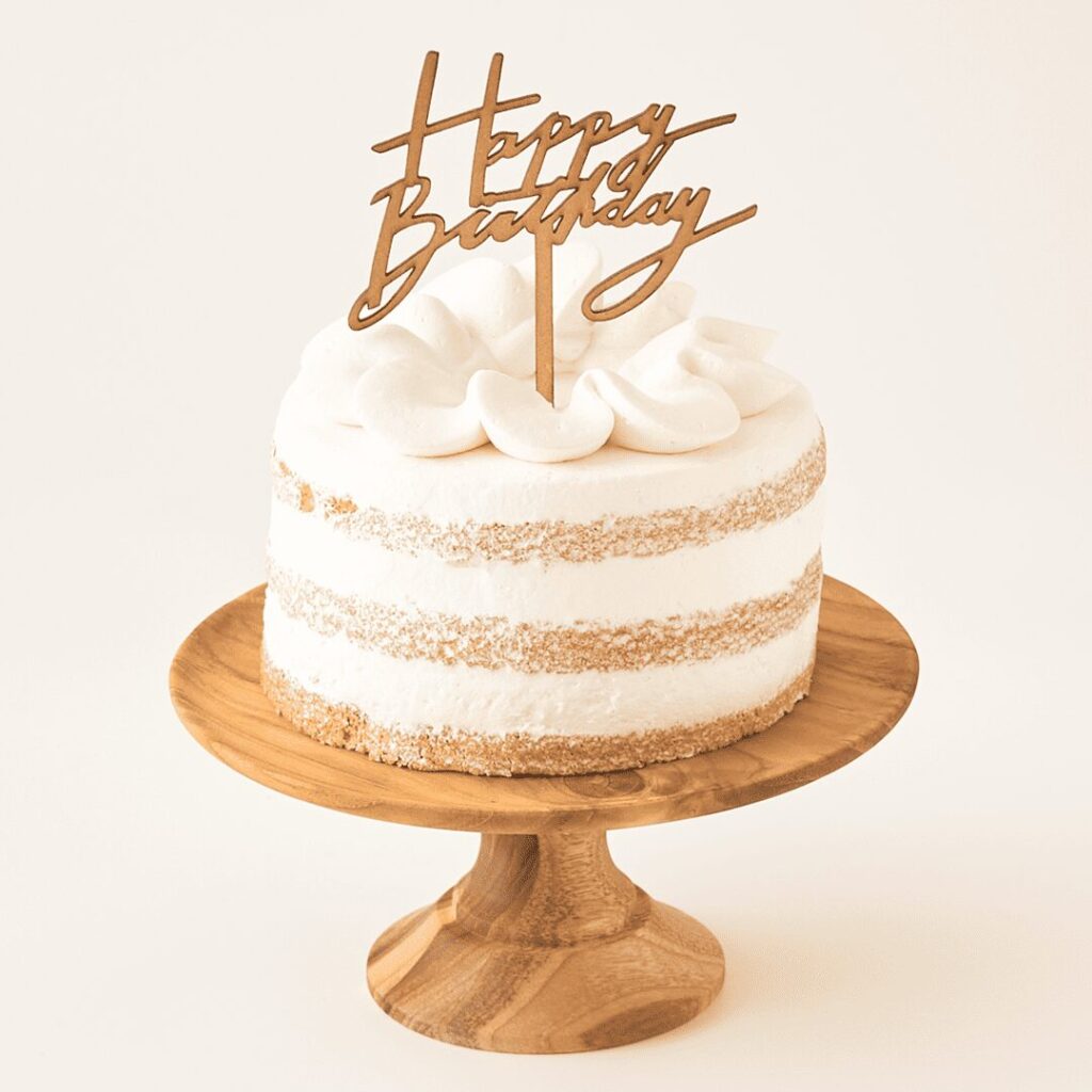 たまゆらの里　ファーストバースデーケーキ