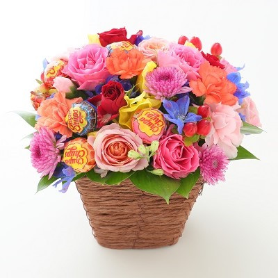 たまゆらの里 チュッパチャプス花束