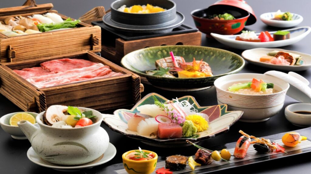 会席料理の一例