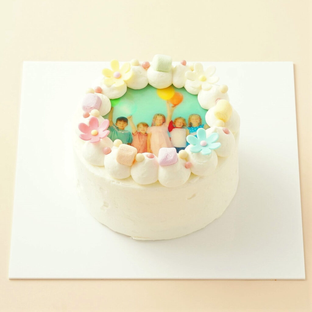 ホテル浦島　写真プリントケーキ