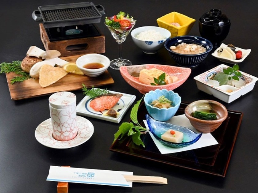 茶粥付き和朝食