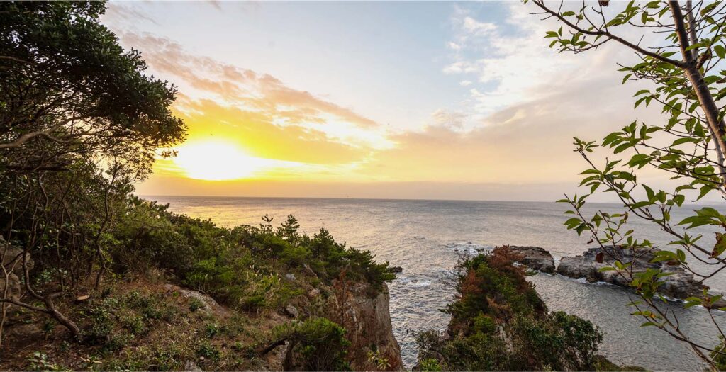 浜千鳥の湯海舟 夕景