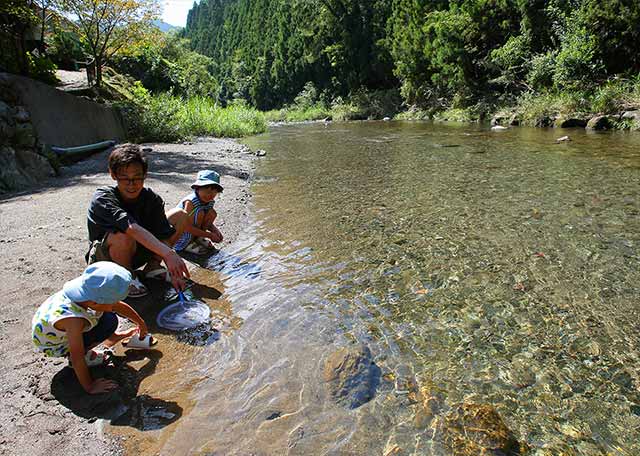 たまゆらの里 川遊び