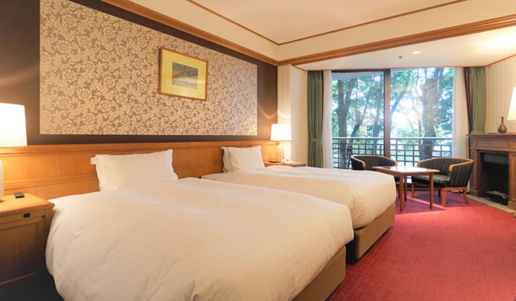 新館スタンダードツインの客室
