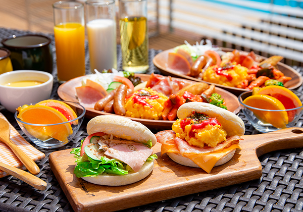 たまゆらの里 朝食 マフィン