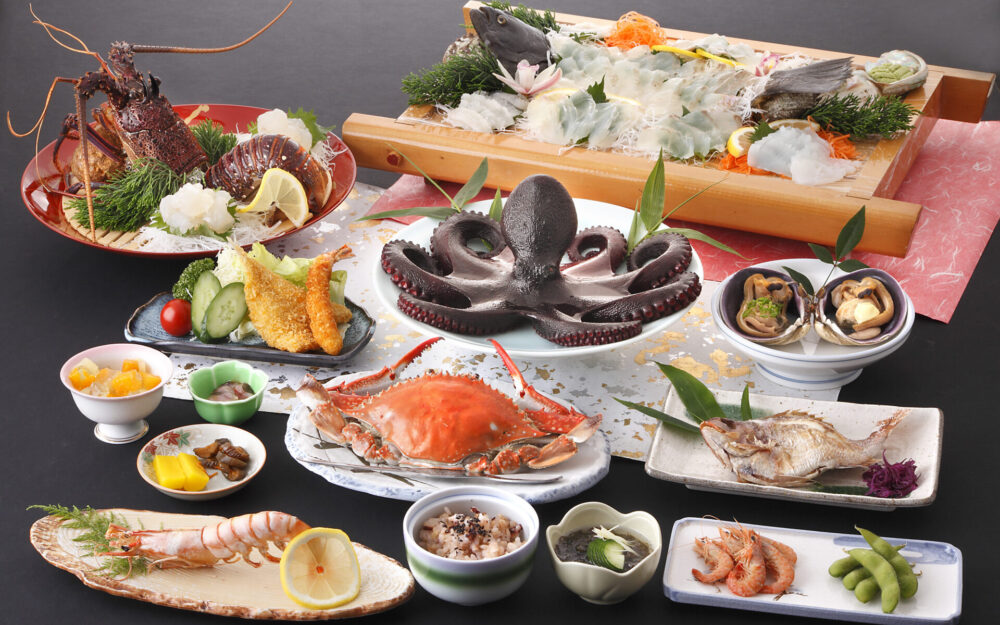 民宿・釣船 竹見荘 海鮮コース