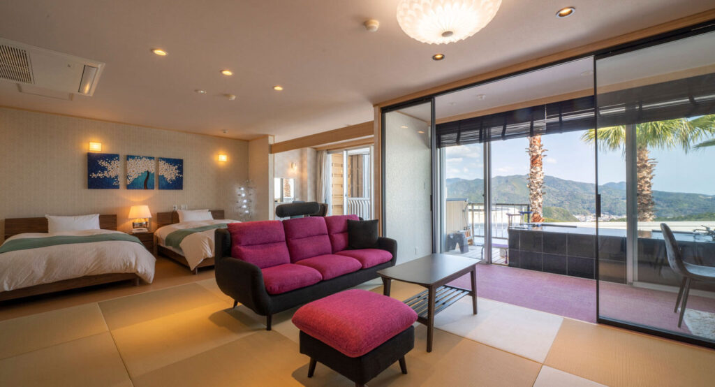 ホテルベルヴェデーレ 露天風呂つき和洋室