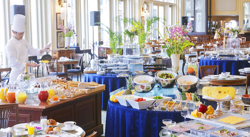 朝食バイキング アンカーズラウンジ