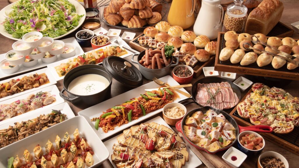 朝食 テラスダイナー