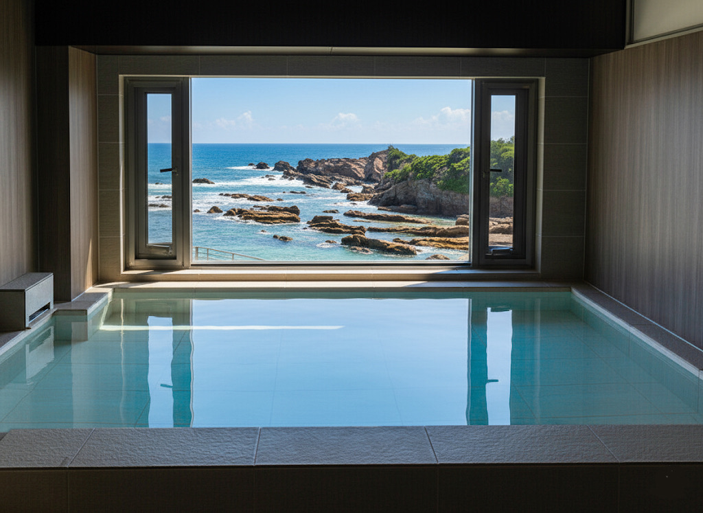 露天風呂　潮騒リゾート鴨川