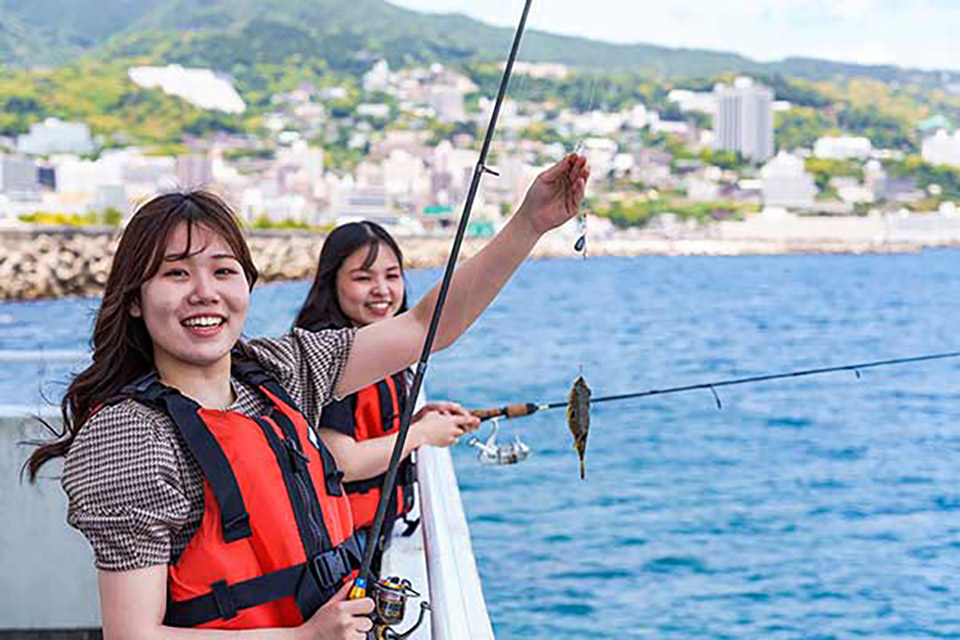 ホテルニューアカオ フィッシング体験