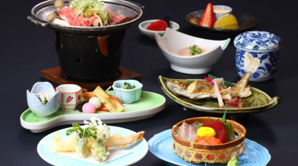 会席料理の一例