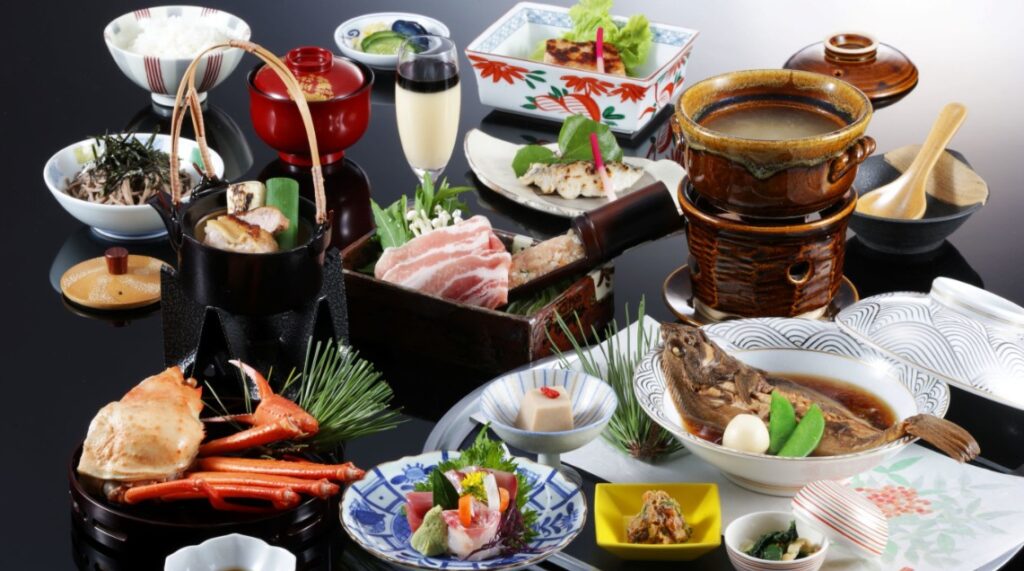 会席料理の一例