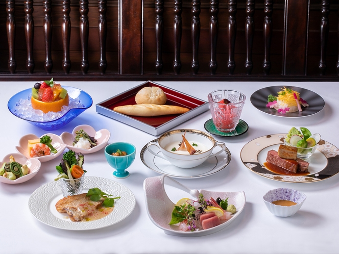 夕食　初春のコース