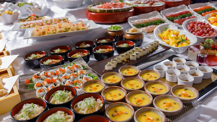 夕食ビュッフェ