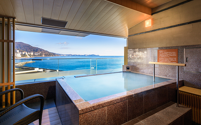 熱海 後楽園ホテル　露天風呂　参の湯