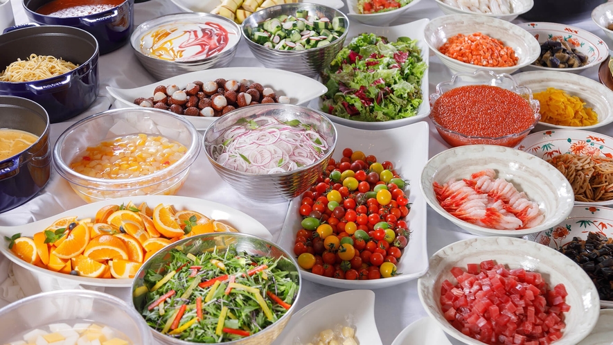 朝食ビュッフェ