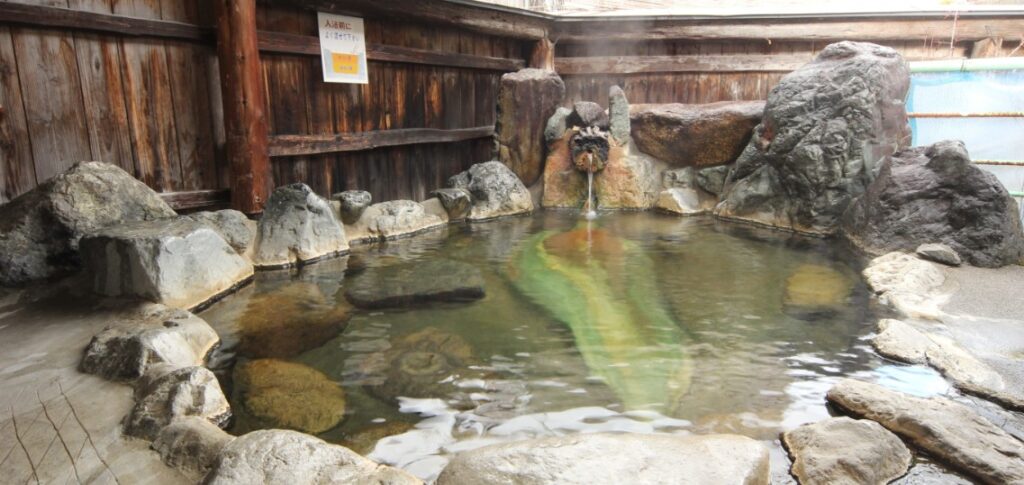 露天風呂の一例