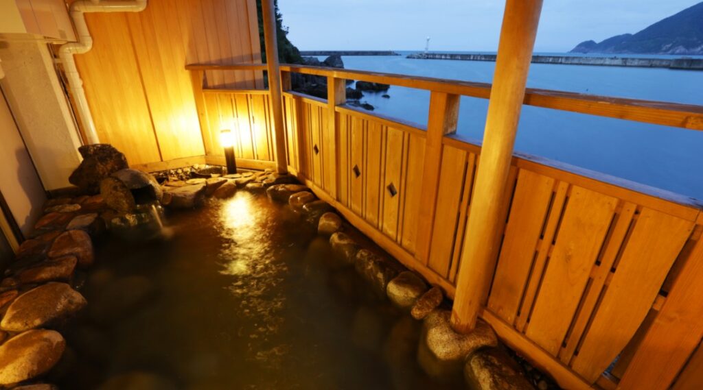 露天風呂の一例