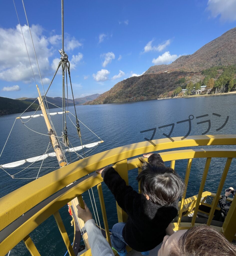 特別船室のデッキ