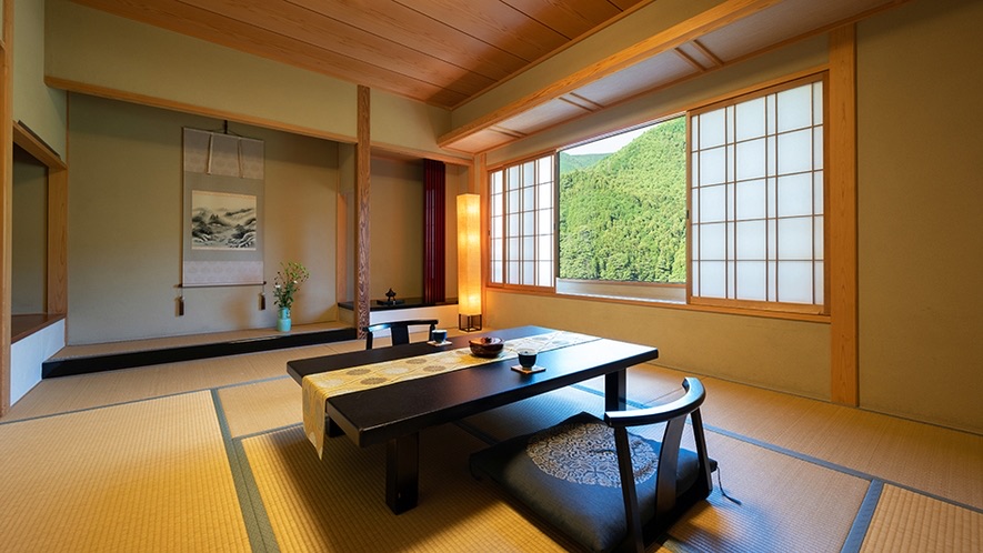 展望風呂付き特別室　ホテル杉の湯