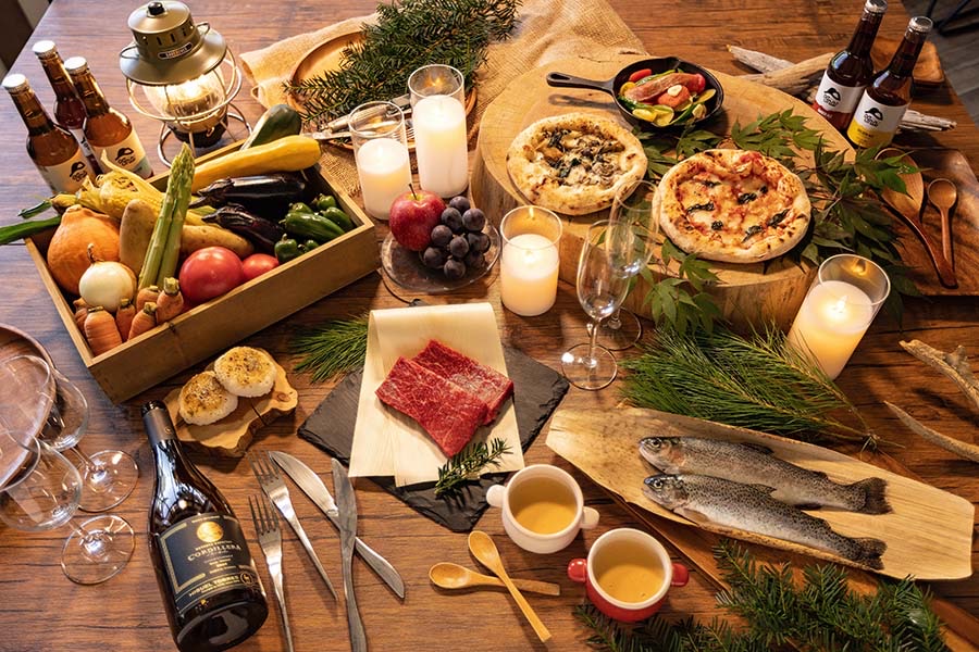 料理一例　アルプスBASE