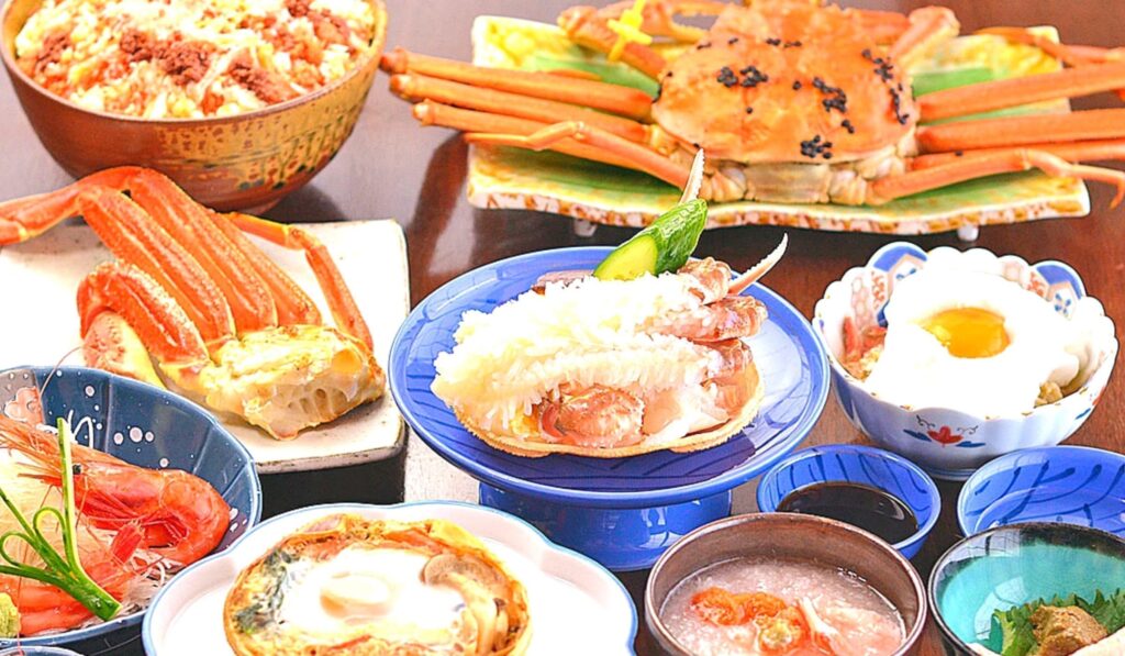 ふるさとの宿 こばせ　カニ料理