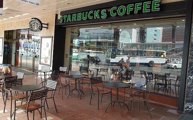 ホテル内スタバ