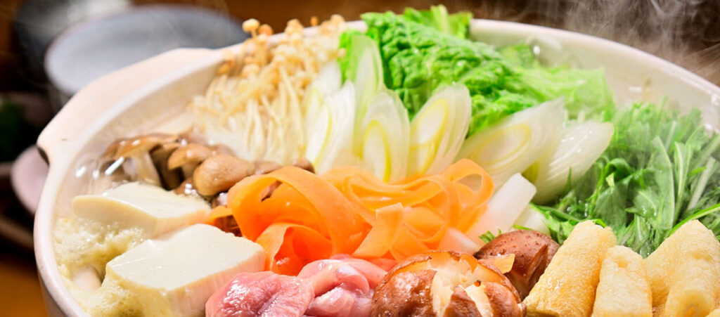 山と川が織り成す自然体験のお宿 与一 鍋料理