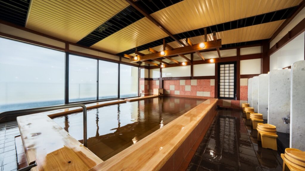 シーサイドホテル　美松　大江亭　展望大浴場