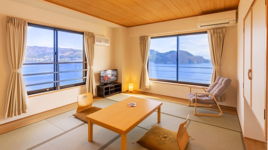 大船渡温泉 角部屋オーシャンビュー