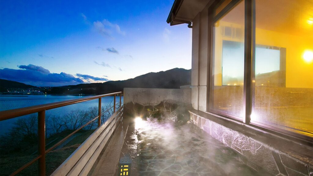 大船渡温泉 露天風呂