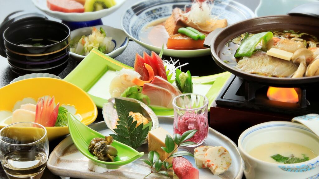 浜べの料理宿 宝来館 料理